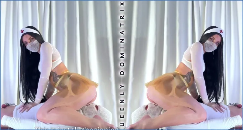 Queenly Dominatrix tar pusten fra slaven sin med hard pustekontroll - scat video