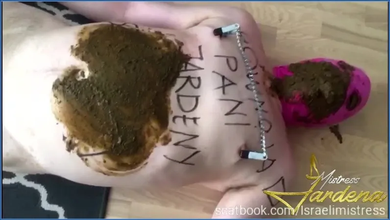 Mistress Jardena laker det skitten helt utover etter festen - scat video