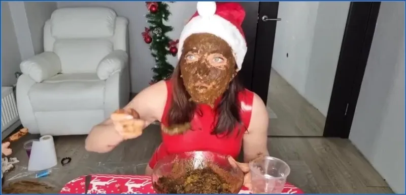 Scatlina som vugg julefrue med 22 ladninger lort del 2 - scat video